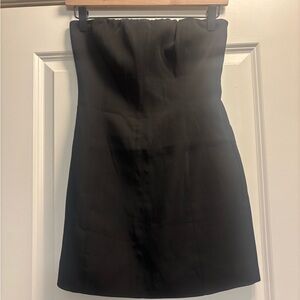 Meshki Black Strapless Mini Cocktail Dress Size XS
